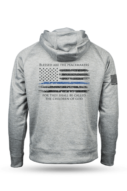 Thin Blue Line - Raglan Tailgater Hoodie