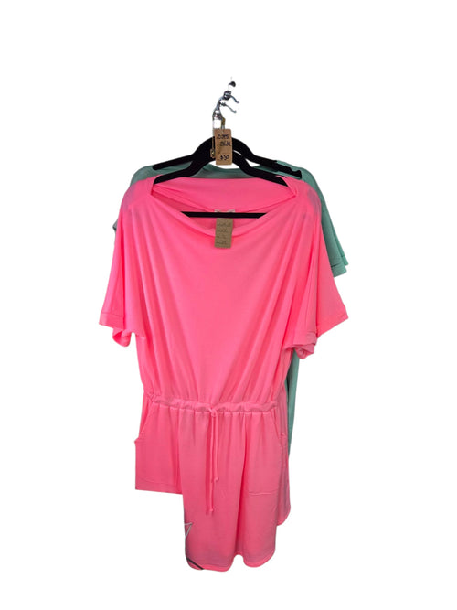 Hot Pink Shirt Dress