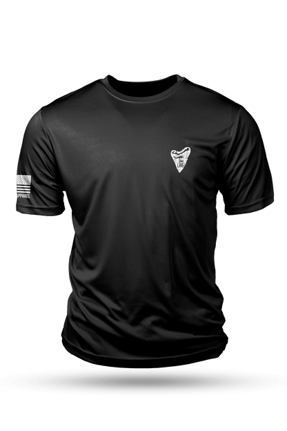 Shark Flag - Moisture Wicking T-Shirt