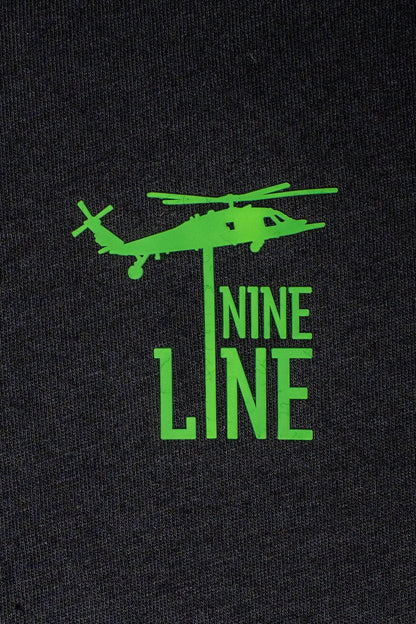 Silicone Dropline Logo - Long-Sleeve T-Shirt (Night Vision Edition)