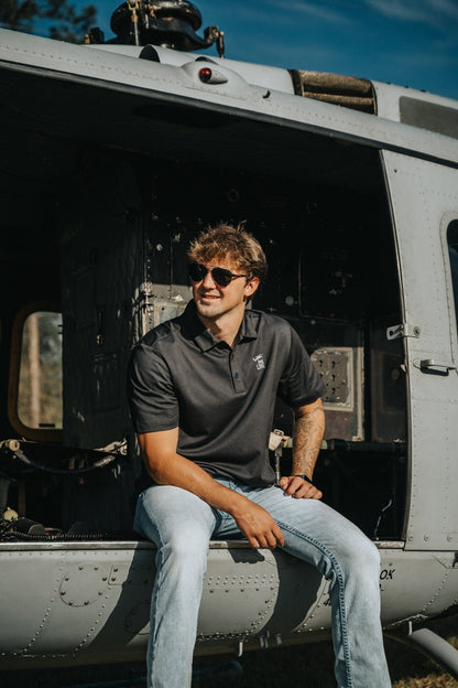 Silicone Dropline Logo - Short Sleeve Polo