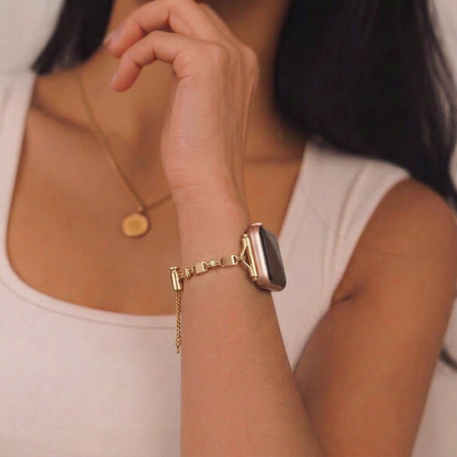 Simple Gold Bracelet Apple Watch Strap