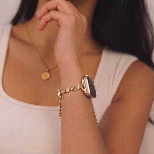 Simple Gold Bracelet Apple Watch Strap