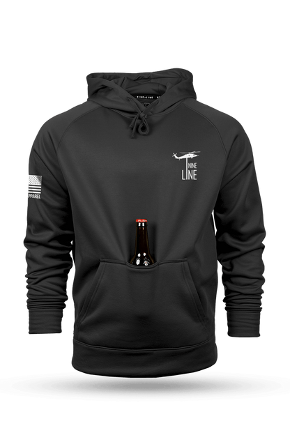 Stained Glass Firefighter - Raglan Tailgater Hoodie