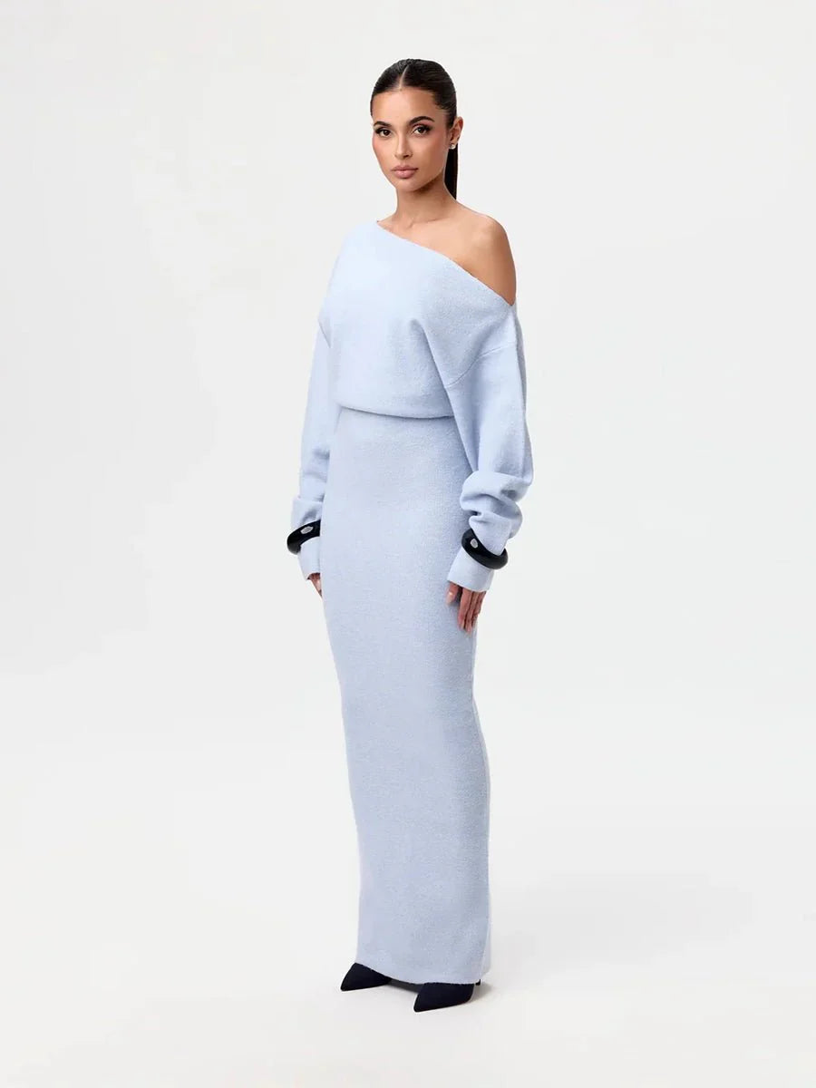 Stella Knitted Evening Dress: Knitted Elegance