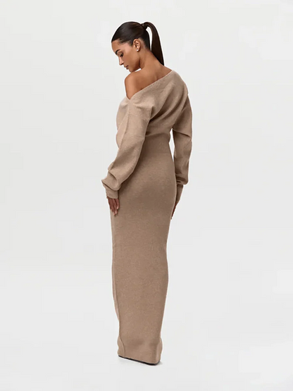 Stella Knitted Evening Dress: Knitted Elegance