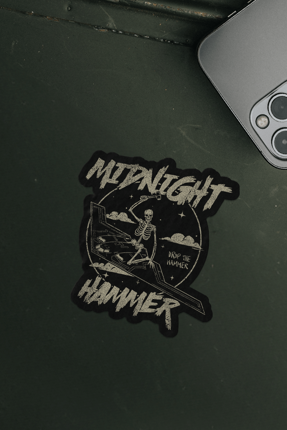 Sticker- B2-Bomber Drop The Hammer