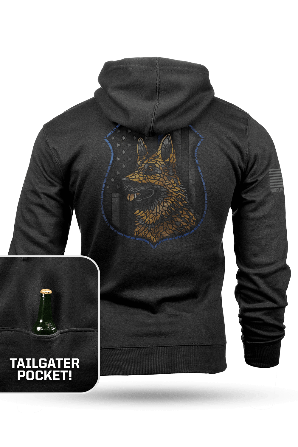 TBL German Shepherd Glass - Tailgater Hoodie