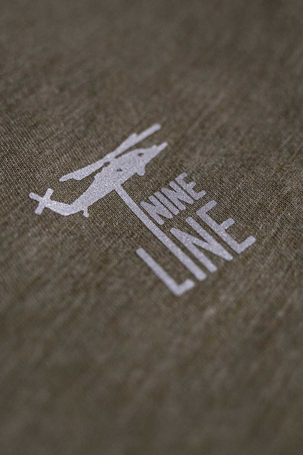Reflective Dropline Logo with Flag - T-Shirt