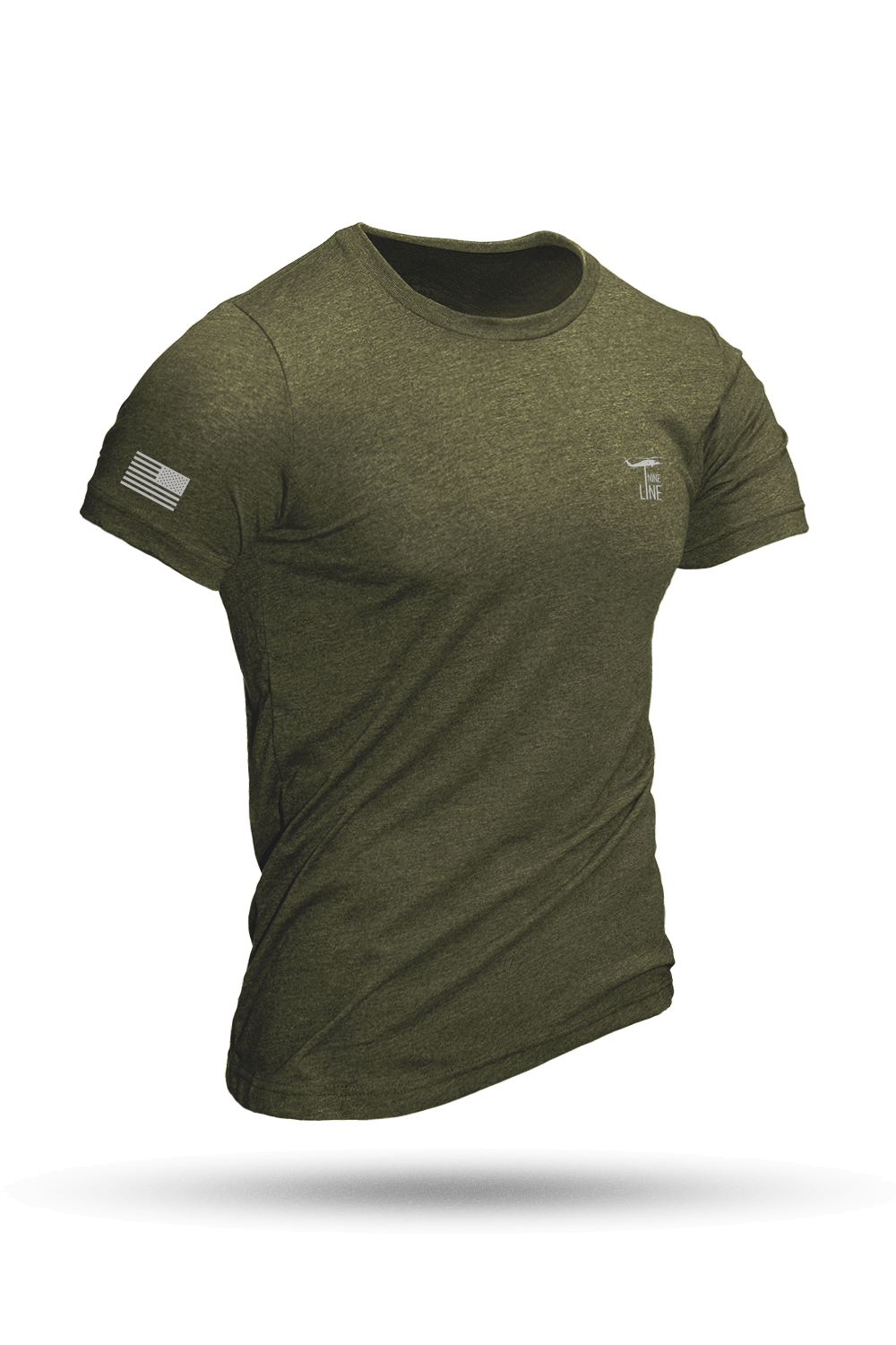 Reflective Dropline Logo with Flag - T-Shirt