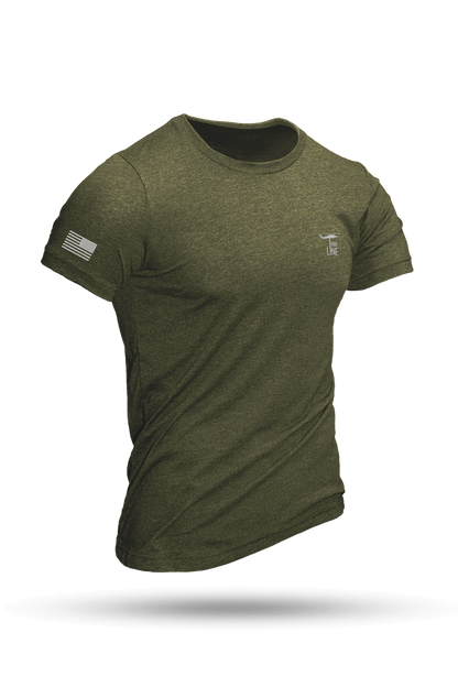 Reflective Dropline Logo with Flag - T-Shirt