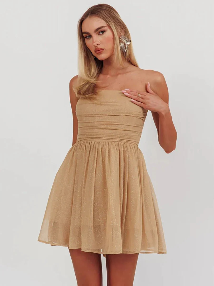 Stunning Unathi Tube Top Lace Dress