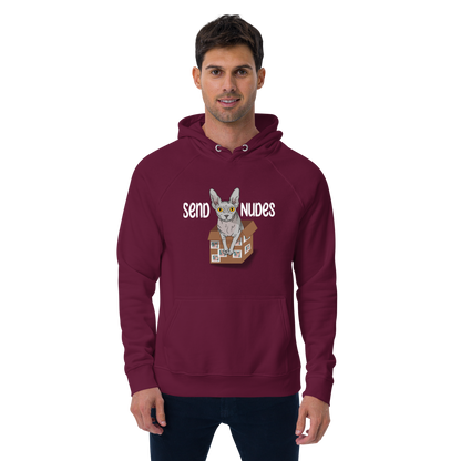 "SEND NUDES" UNISEX ECO HOODIE