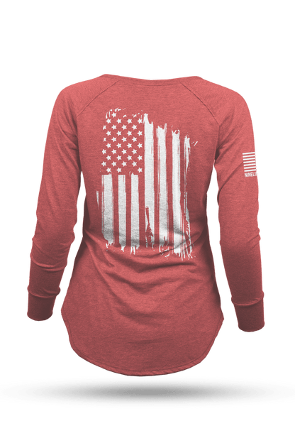 America - Women's Long-Sleeve Shirt